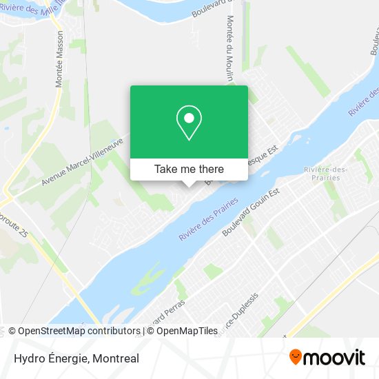 Hydro Énergie map