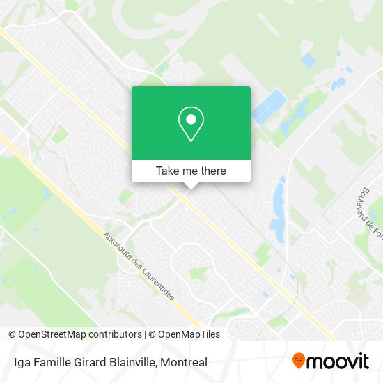 Iga Famille Girard Blainville map