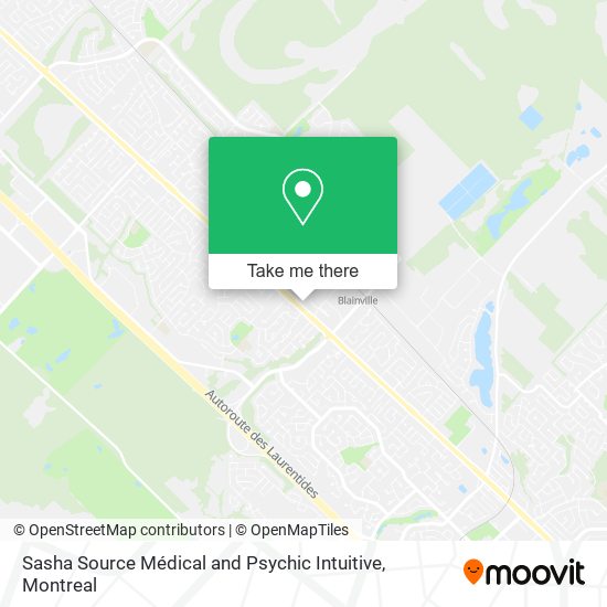 Sasha Source Médical and Psychic Intuitive map