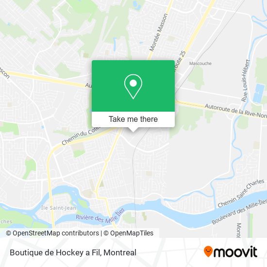 Boutique de Hockey a Fil map