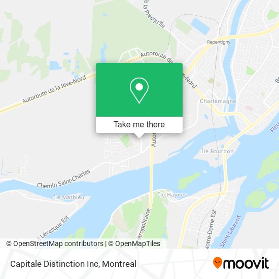 Capitale Distinction Inc map