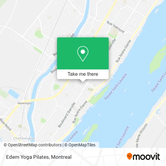 Edem Yoga Pilates map