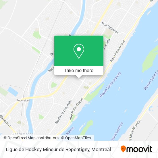 Ligue de Hockey Mineur de Repentigny map