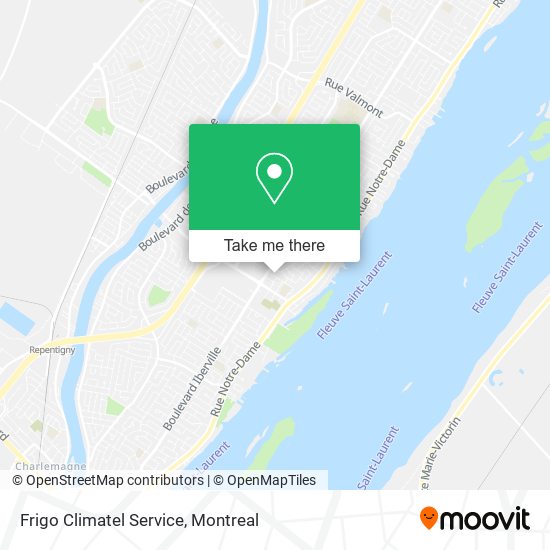 Frigo Climatel Service map