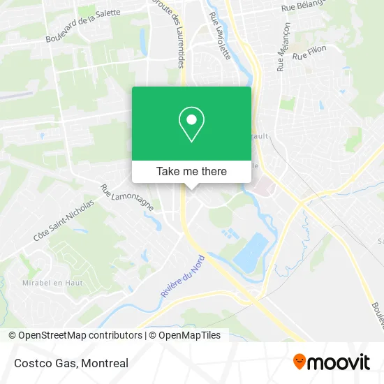 Costco Gas map