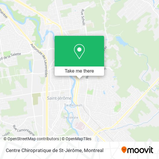 Centre Chiropratique de St-Jérôme map