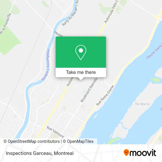 Inspections Garceau map