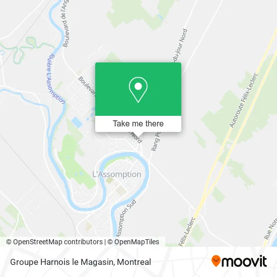 Groupe Harnois le Magasin map