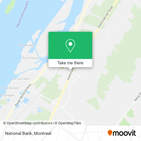 National Bank map