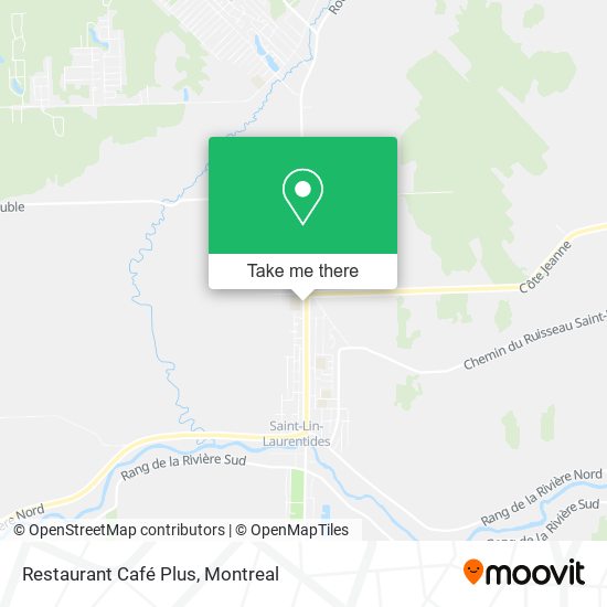 Restaurant Café Plus map