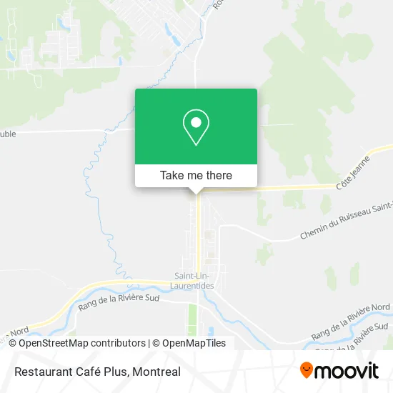 Restaurant Café Plus map