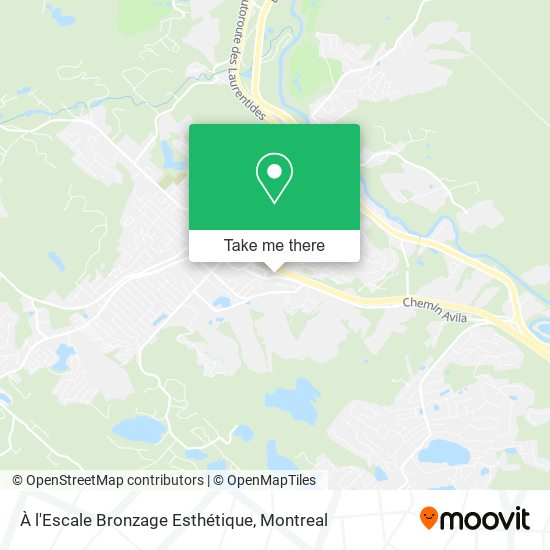 À l'Escale Bronzage Esthétique map
