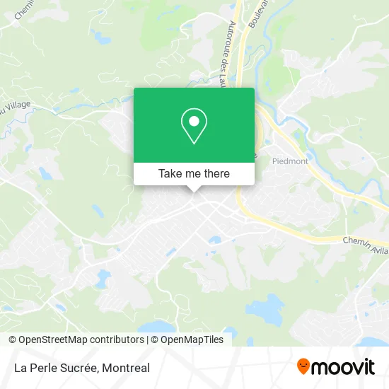 La Perle Sucrée map