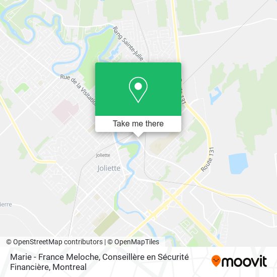 Marie - France Meloche, Conseillère en Sécurité Financière map