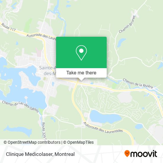 Clinique Medicolaser map