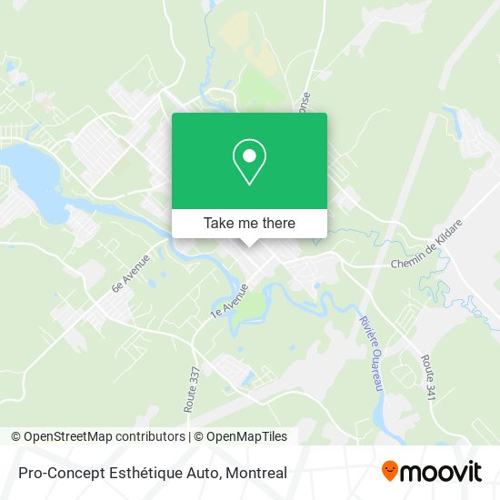 Pro-Concept Esthétique Auto map