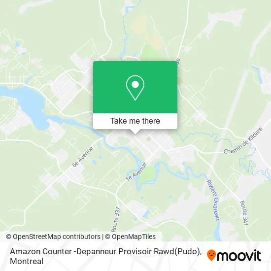 Amazon Counter -Depanneur Provisoir Rawd(Pudo) map