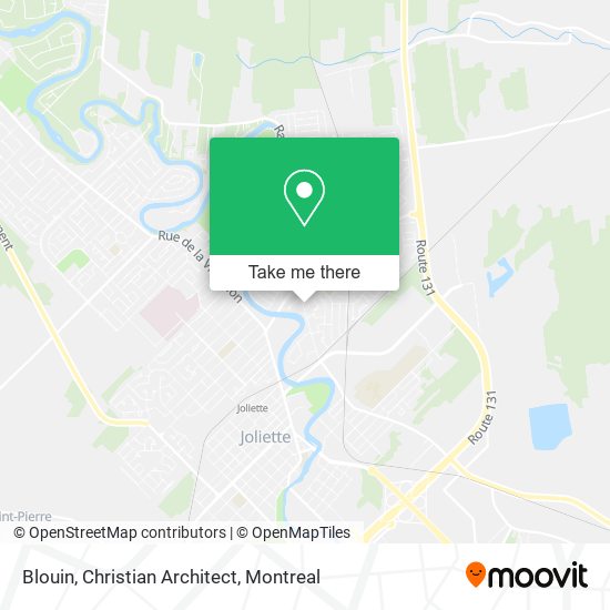 Blouin, Christian Architect map