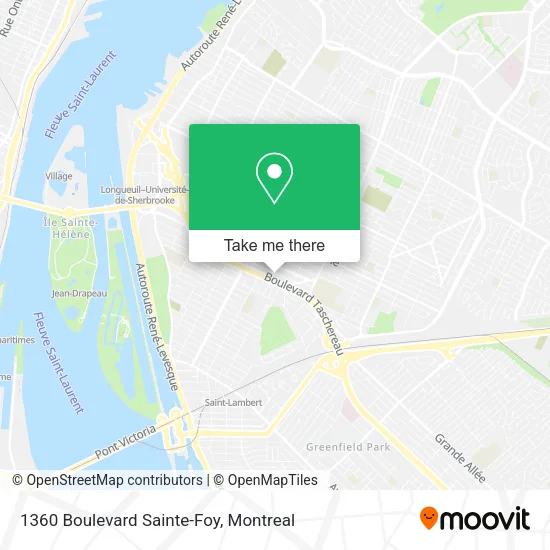 1360 Boulevard Sainte-Foy map