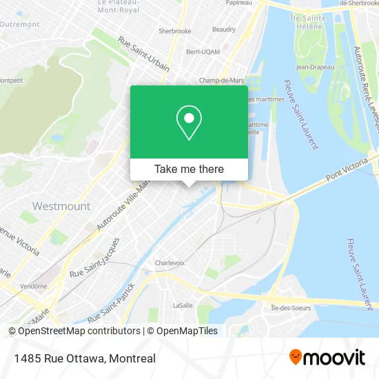 1485 Rue Ottawa map