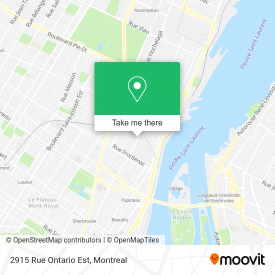 2915 Rue Ontario Est map