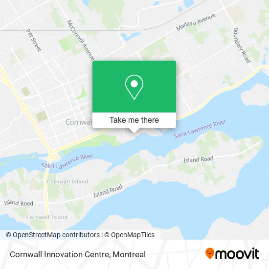Cornwall Innovation Centre map