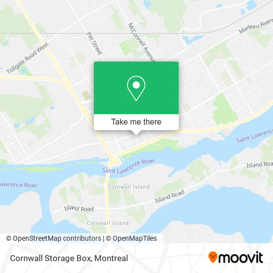 Cornwall Storage Box map
