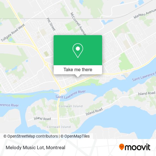 Melody Music Lot map