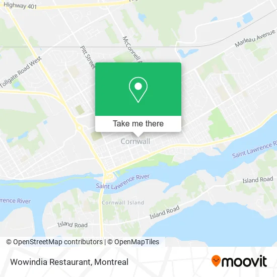 Wowindia Restaurant map