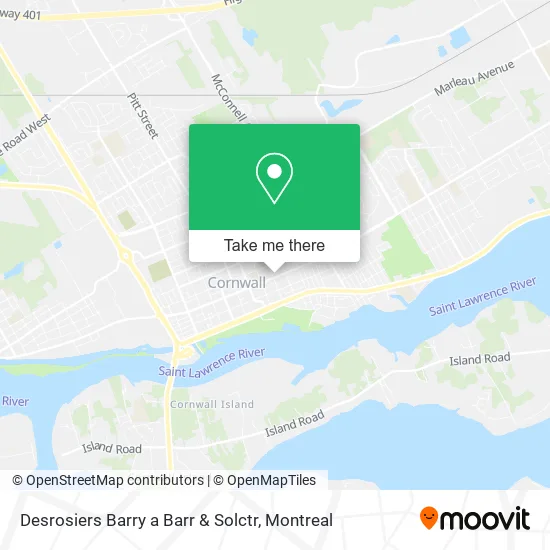 Desrosiers Barry a Barr & Solctr map
