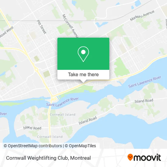 Cornwall Weightlifting Club map