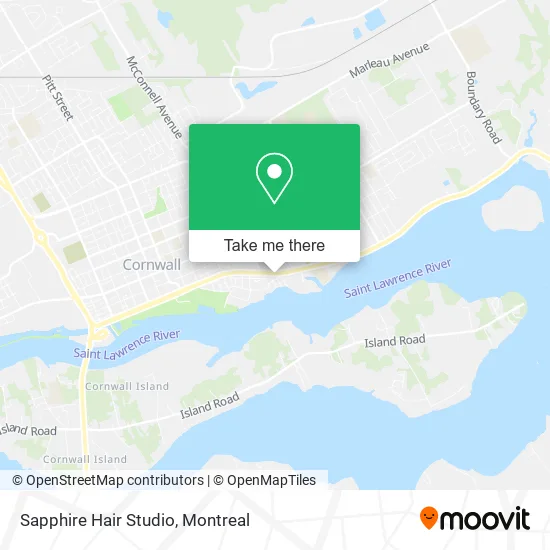 Sapphire Hair Studio map