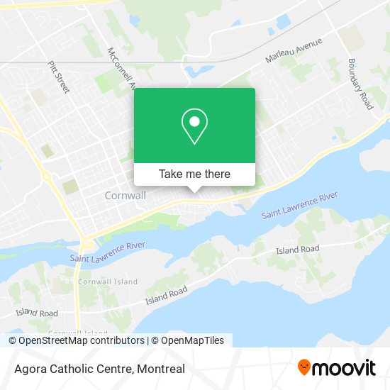 Agora Catholic Centre map