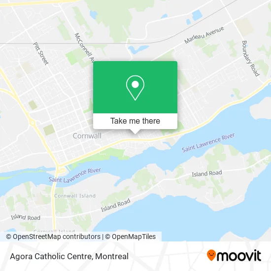 Agora Catholic Centre map