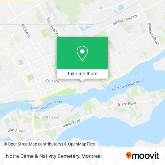 Notre-Dame & Nativity Cemetery map