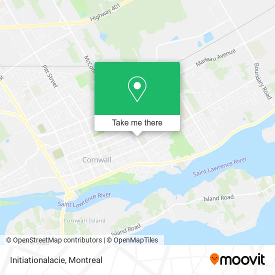 Initiationalacie map