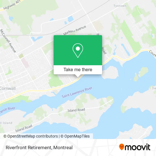 Riverfront Retirement map