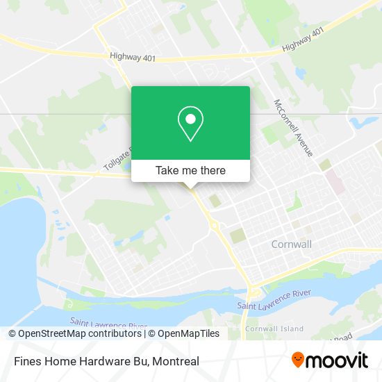 Fines Home Hardware Bu map