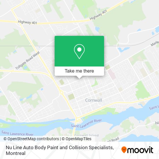 Nu Line Auto Body Paint and Collision Specialists map