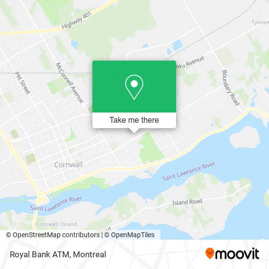 Royal Bank ATM map
