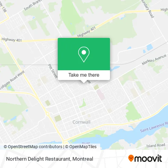 Northern Delight Restaurant map