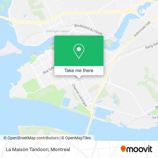 La Maison Tandoori map