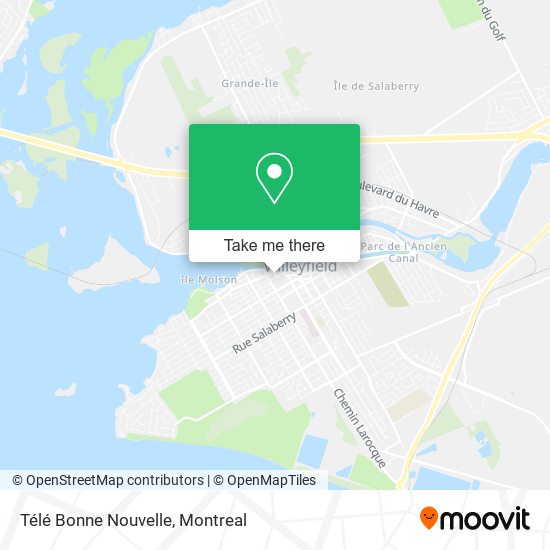 Télé Bonne Nouvelle map