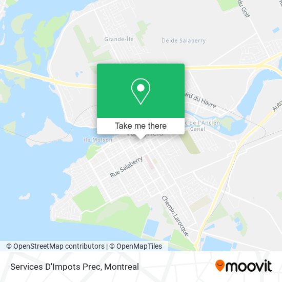 Services D'Impots Prec map