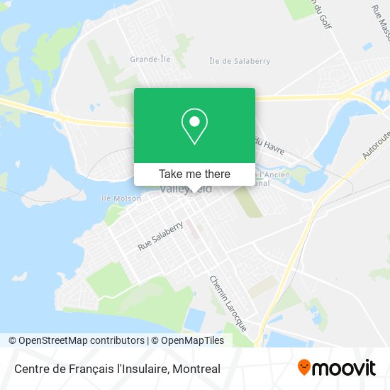 Centre de Français l'Insulaire map