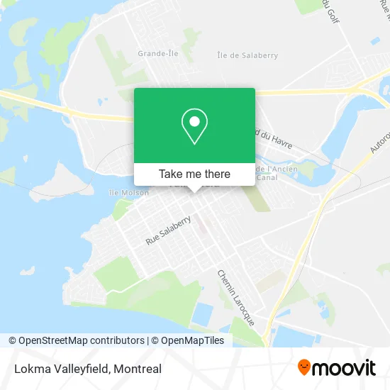 Lokma Valleyfield map