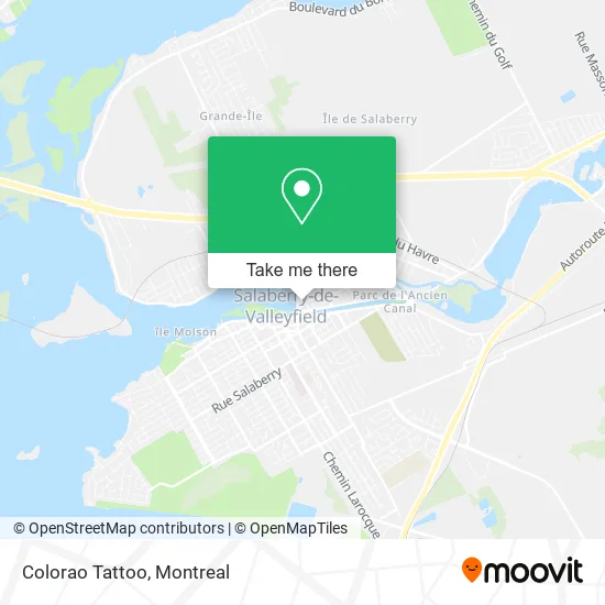 Colorao Tattoo map