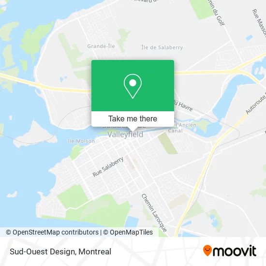Sud-Ouest Design map