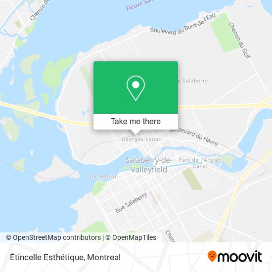 Étincelle Esthétique map