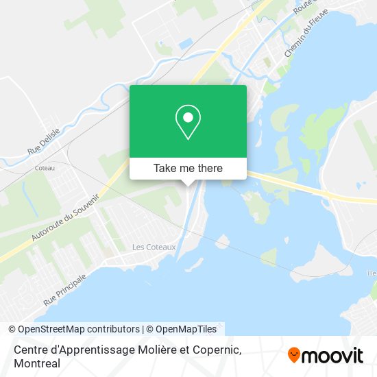 Centre d'Apprentissage Molière et Copernic map